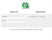 Tablet Screenshot of gqaonline.info